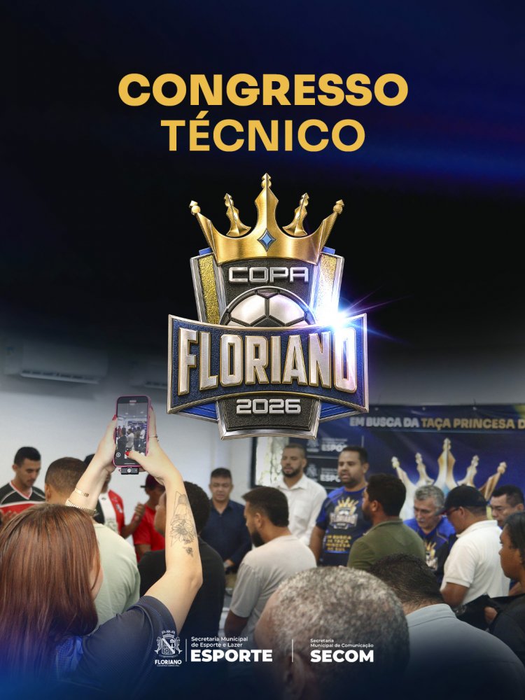 Copa Floriano 2026: Com 16 equipes confirmadas, maior competição de futebol amador do município começa no dia 11 de agosto