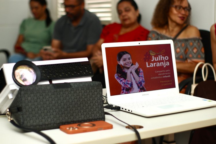 Secretaria de Saúde promove palestra do Julho Laranja e reforça prevenção ortodôntica infantil em Floriano